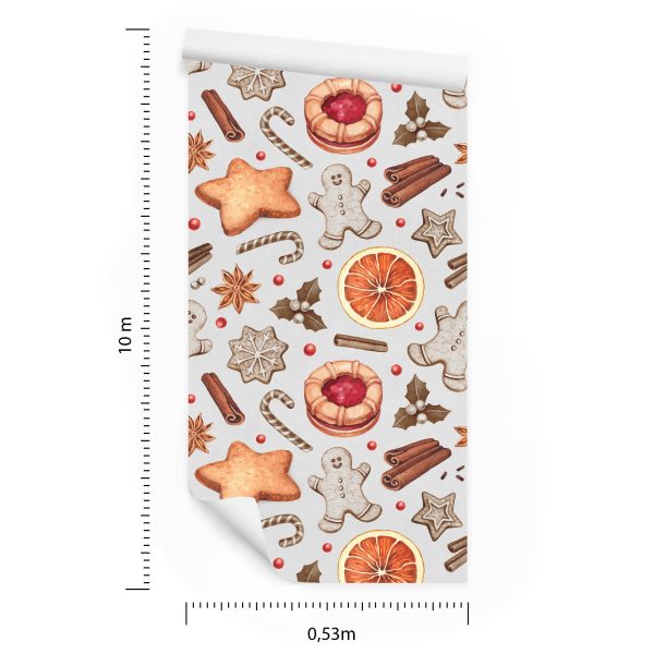 Behang Peperkoek Koekjes - Afbeelding 8