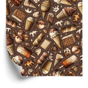 Behang Chocolade Snoepjes