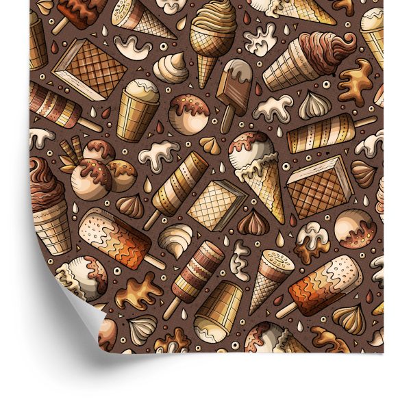 Behang Chocolade Snoepjes