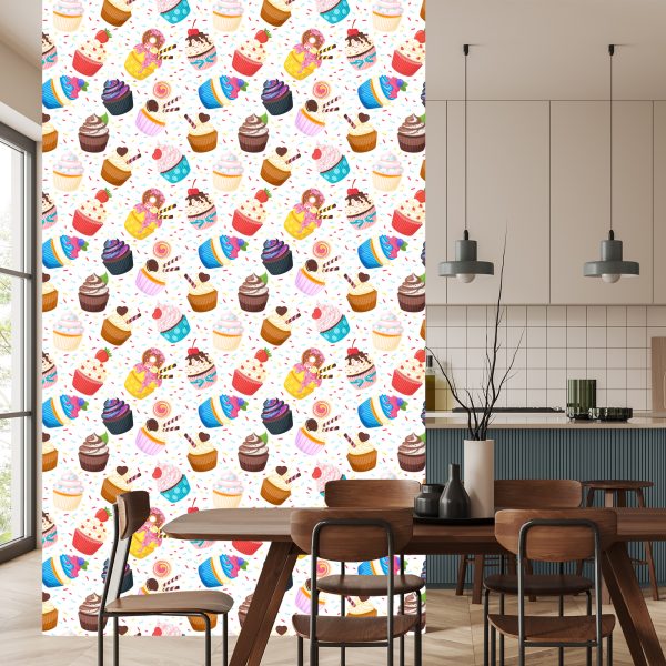 Behang Kleurrijke Muffins - Afbeelding 4