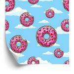 Behang Donuts In De Wolken