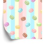 Behang Koekjes In Pastelkleuren