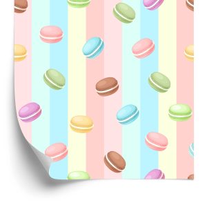 Behang Koekjes In Pastelkleuren