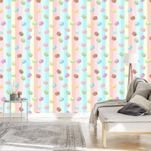 Behang Koekjes In Pastelkleuren - Afbeelding 3