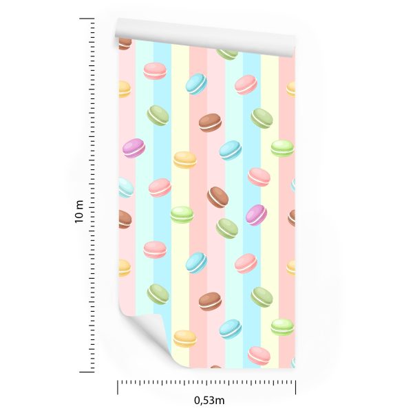 Behang Koekjes In Pastelkleuren - Afbeelding 8