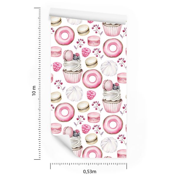 Behang Vintage Gebak - Afbeelding 8