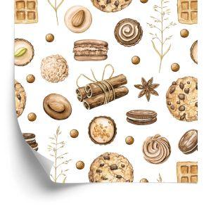 Behang Kleurrijke Koekjes Met Kaneel