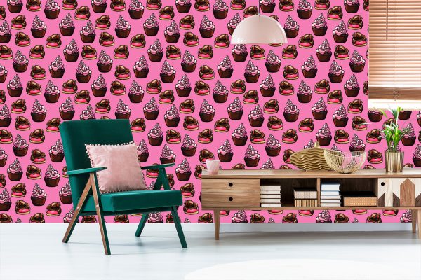 Behang Cupcakes - Afbeelding 6