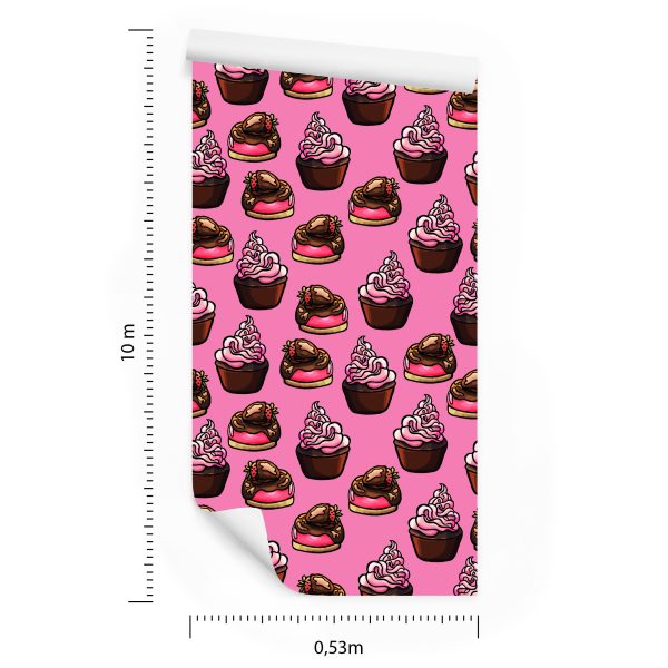 Behang Cupcakes - Afbeelding 8