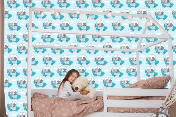 Behang Voor Kinderen - Teddyberen En Wolven Op Reis - Afbeelding 7