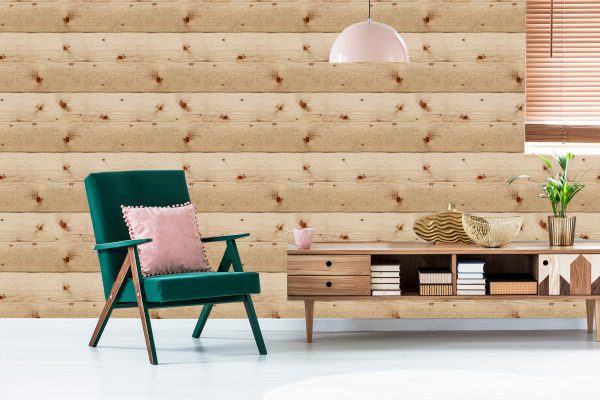 Behang Horizontale Houten Planken - Afbeelding 6