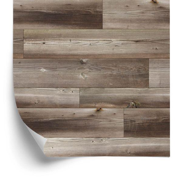 Behang Modern Houten Plankenpatroon