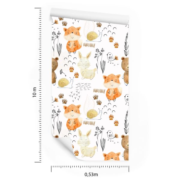 Behang Aquarel Dieren - Afbeelding 8