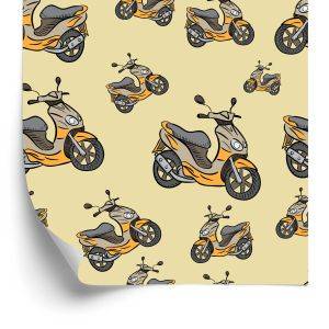 Behang Moderne Scooters