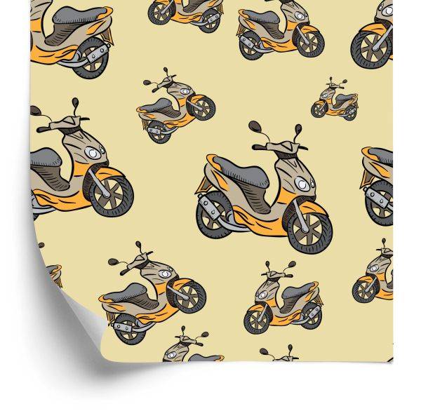 Behang Moderne Scooters