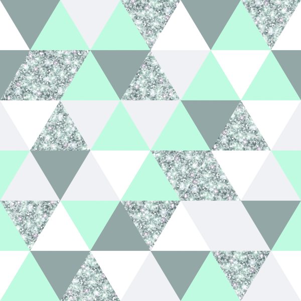 Behang Geometrisch-Kleurrijke Driehoeken - Afbeelding 2