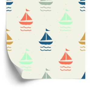 Behang Kleurrijke Zeilboten