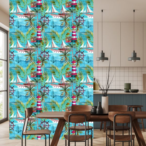 Behang Zeilboten W - Afbeelding 4