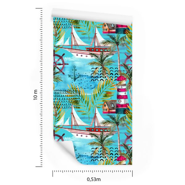 Behang Zeilboten W - Afbeelding 8