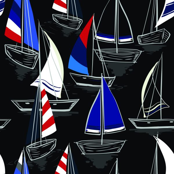 Behang Zeilboten - Afbeelding 2