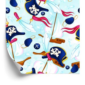 Behang Piratenschepen