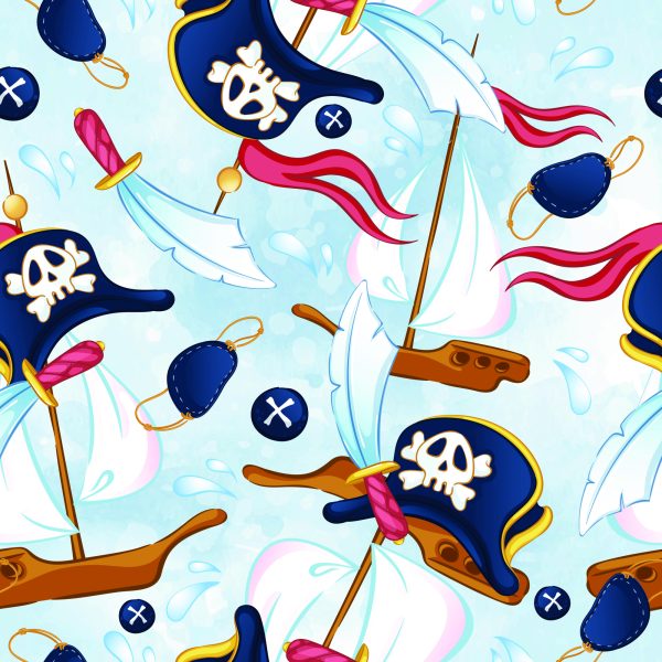Behang Piratenschepen - Afbeelding 2