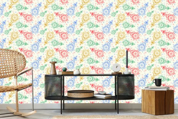 Behang Mariene Collage - Afbeelding 5