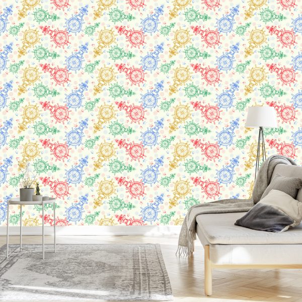 Behang Mariene Collage - Afbeelding 3