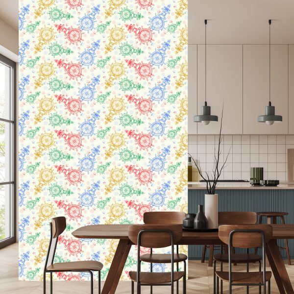 Behang Mariene Collage - Afbeelding 4