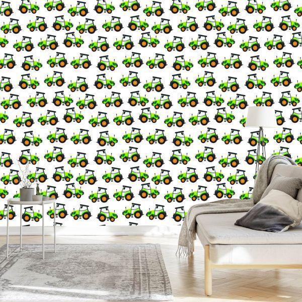 Behang Sprookjesachtig Groen - Afbeelding 3