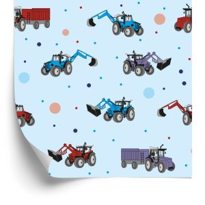 Behang Tractoren En Graafmachines