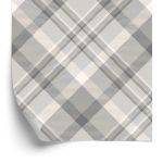Behang Modern Rooster In Grijs - Beige