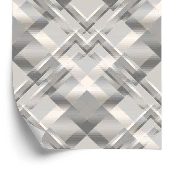 Behang Modern Rooster In Grijs - Beige