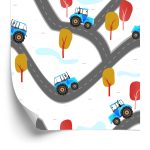 Behang Tractoren Op Straat