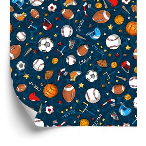 Behang Kleurrijke Ballen En Sportuitrusting