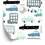 Behang Voor Kinderen, Auto's, Auto's, Sprookjes, Decoratie