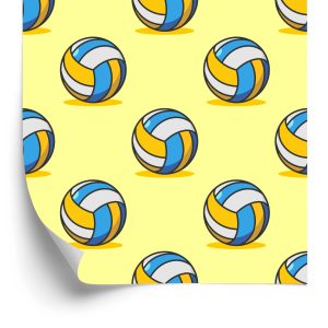 Behang Vintage Volleybalballen