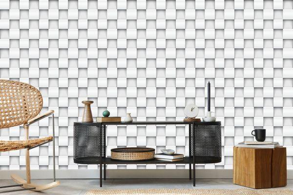Behang Optisch Geometrisch Patroon - Afbeelding 5