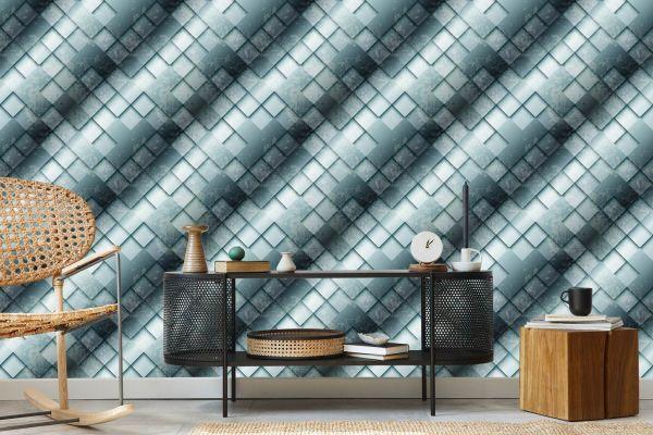Behang Modern Abstract Betonpatroon - Afbeelding 5