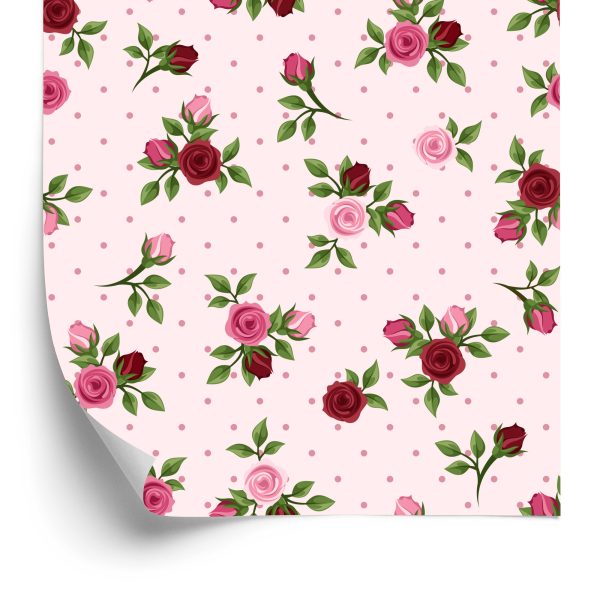 Behang Vintage Rozen