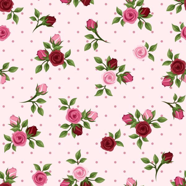 Behang Vintage Rozen - Afbeelding 2