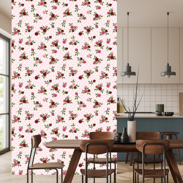 Behang Vintage Rozen - Afbeelding 4