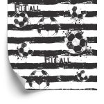 Behang Voetbal In Grunge-Stijl