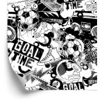Behang Ballen, Luidsprekers En Sneakers