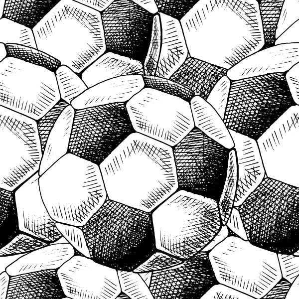 Behang Getekende Voetballen - Afbeelding 2