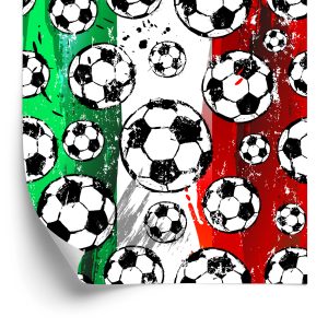 Behang Ballen Tegen De Achtergrond Van Italiaanse Kleuren