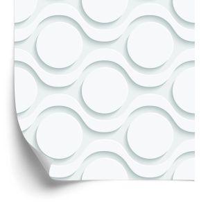 Behang Geometrisch Patroon - Optisch