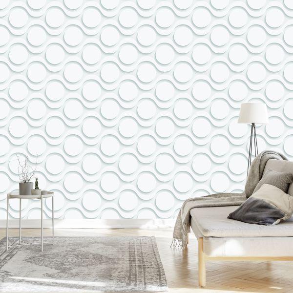 Behang Geometrisch Patroon - Optisch - Afbeelding 3
