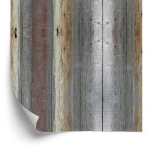 Behang Abstracte Houten Planken
