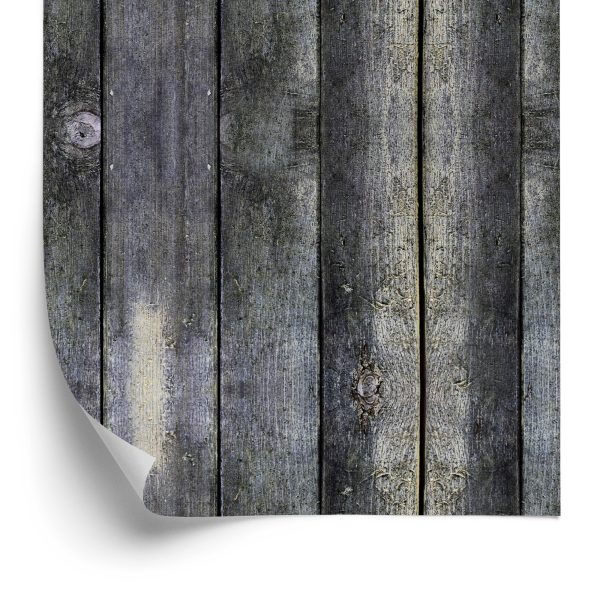 Behang Oude Vintage Planken